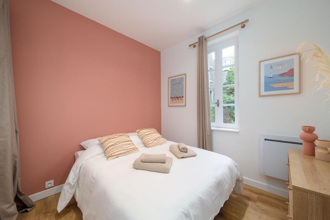 Superbe Appartement Avec Jardin Dinan Centre - Jerzual 외부 사진
